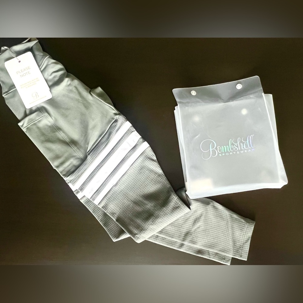 Bombshell Sportswear- Perform Thigh Highs - Size Small - Color Hunter Green